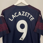 Shop 2018/19 ARSENAL LACAZETTE #9 AWAY SHIRT (XL) PUMA, classic football shirts, vintage football shirts & retro soccer jerseys at Cult Kits