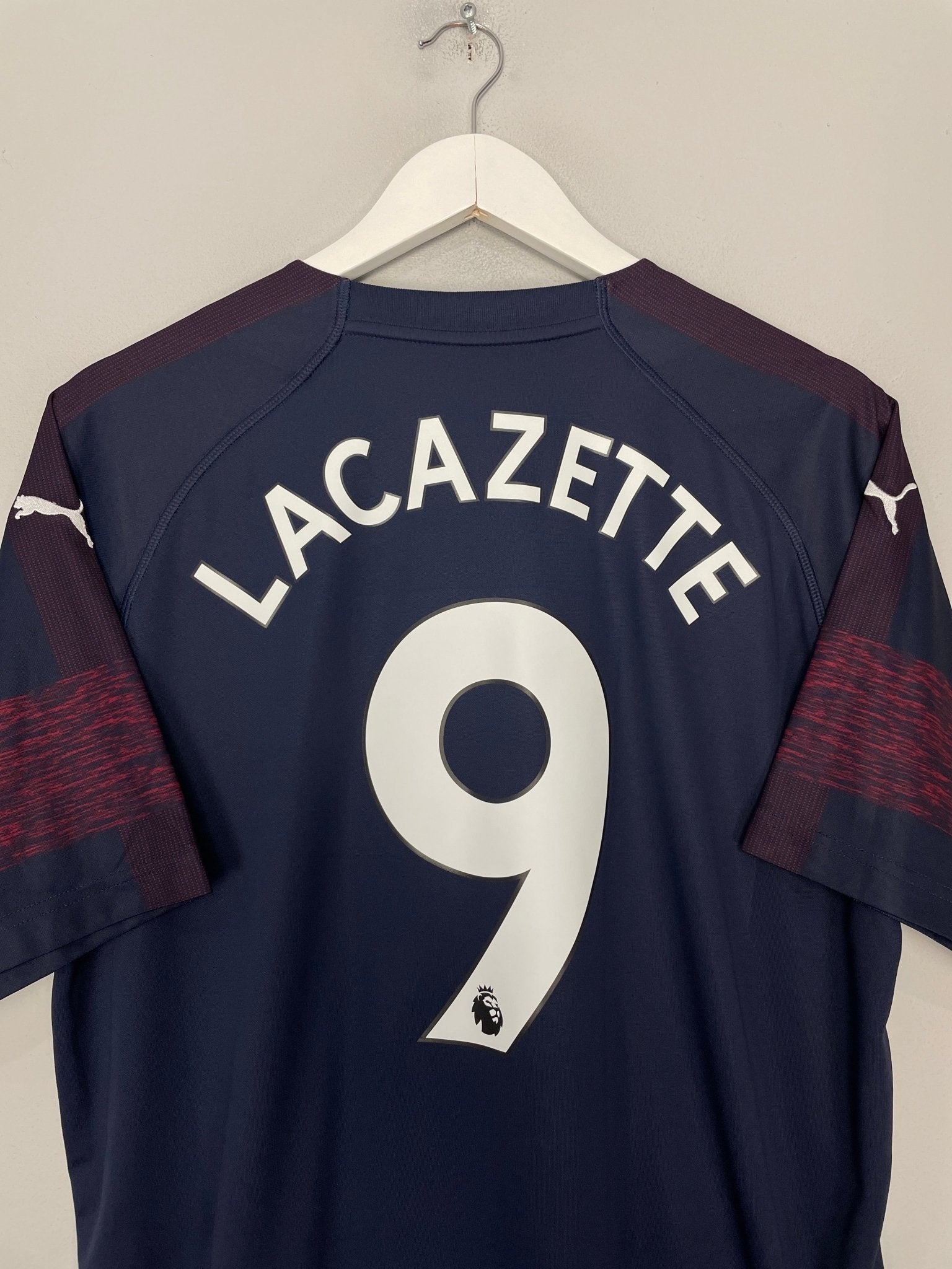 Shop 2018/19 ARSENAL LACAZETTE #9 AWAY SHIRT (XL) PUMA, classic football shirts, vintage football shirts & retro soccer jerseys at Cult Kits