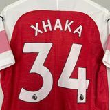 Shop 2018/19 ARSENAL XHAKA #24 HOME SHIRT (M) PUMA, classic football shirts, vintage football shirts & retro soccer jerseys at Cult Kits