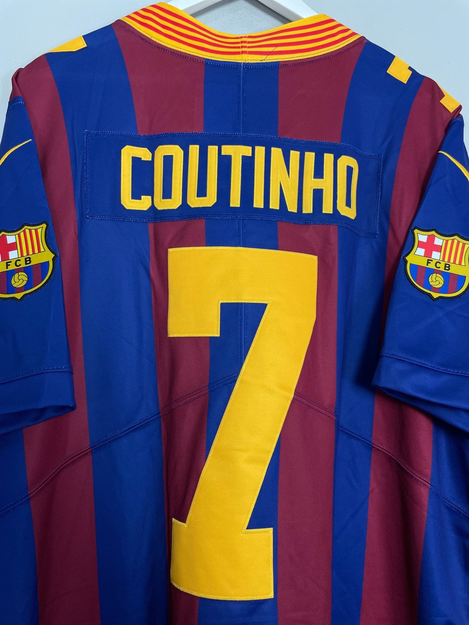 2018/19 BARCELONA COUTINHO #7 *BNWT* NFL STYLE SHIRT (XL) NIKE