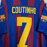 Shop 2018/19 BARCELONA COUTINHO #7 *BNWT* NFL STYLE SHIRT (XL) NIKE, classic football shirts, vintage football shirts & retro soccer jerseys at Cult Kits