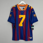 Shop 2018/19 BARCELONA COUTINHO #7 *BNWT* NFL STYLE SHIRT (XL) NIKE, classic football shirts, vintage football shirts & retro soccer jerseys at Cult Kits