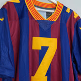 Shop 2018/19 BARCELONA COUTINHO #7 *BNWT* NFL STYLE SHIRT (XL) NIKE, classic football shirts, vintage football shirts & retro soccer jerseys at Cult Kits