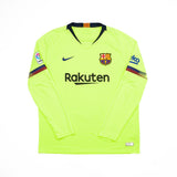 Buy 2018/19 Barcelona L/S Away Shirt (XL) Nike ~ Free worldwide shipping ~ Authentic Vintage Football Shirts from Cult Kits