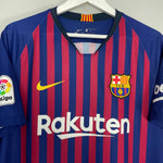 Shop 2018/19 BARCELONA MESSI #10 HOME SHIRT (L) NIKE, classic football shirts, vintage football shirts & retro soccer jerseys at Cult Kits