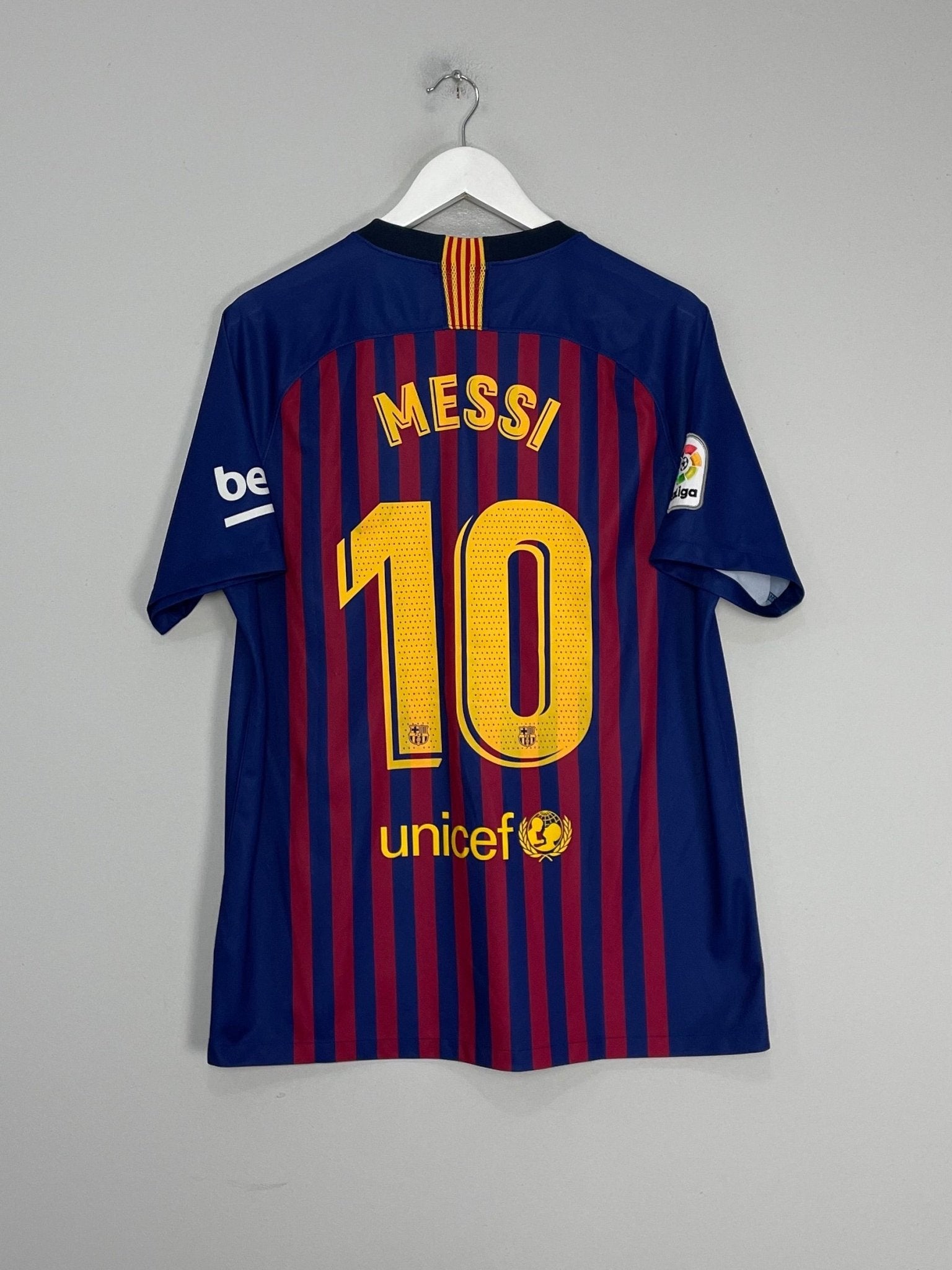 2018/19 BARCELONA MESSI #10 HOME SHIRT (L) NIKE – Cult Kits