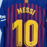 Shop 2018/19 BARCELONA MESSI #10 HOME SHIRT (L) NIKE, classic football shirts, vintage football shirts & retro soccer jerseys at Cult Kits