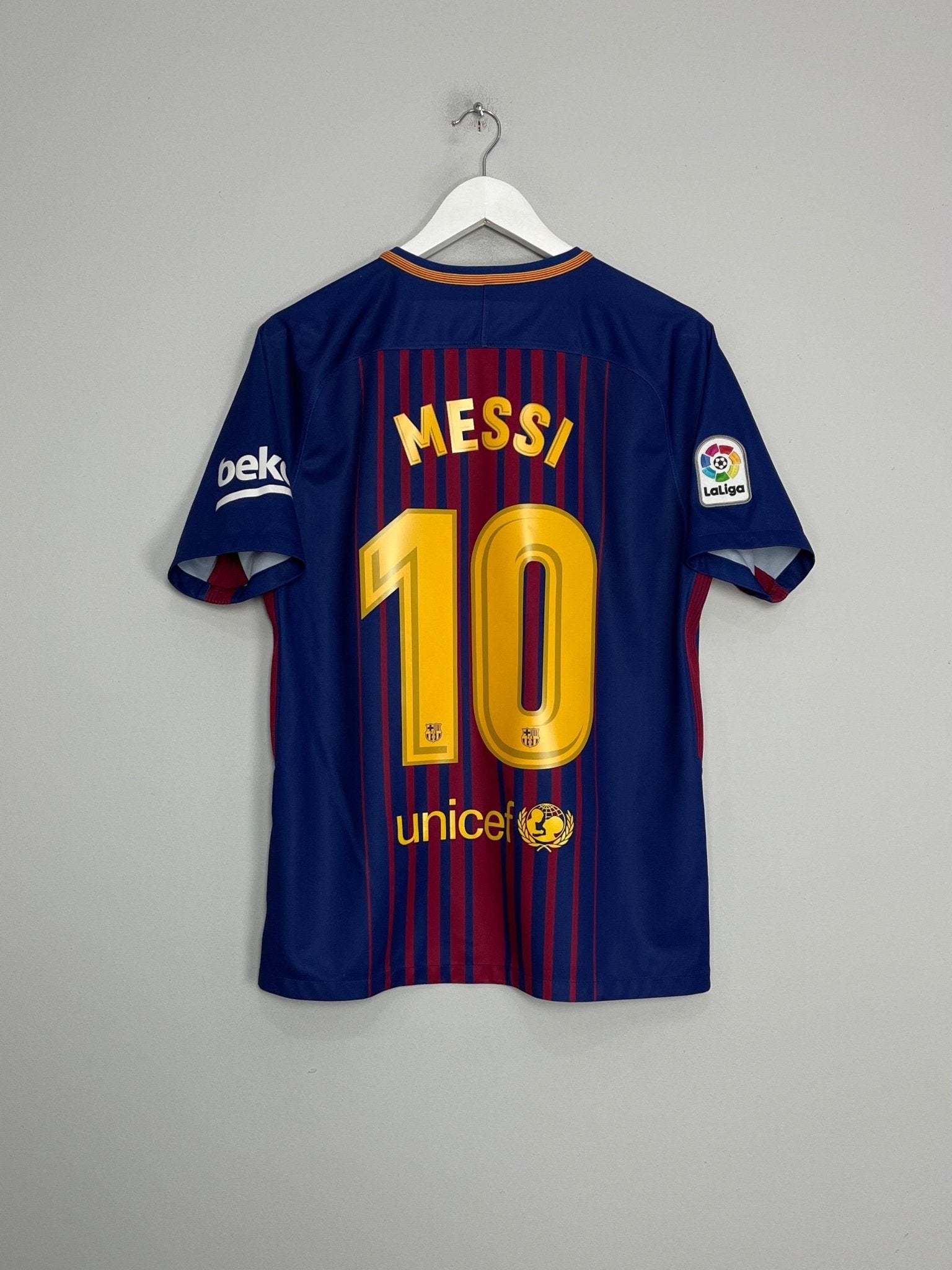 2018/19 BARCELONA MESSI #10 HOME SHIRT (M) NIKE – Cult Kits