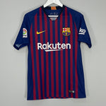 Shop 2018/19 BARCELONA MESSI #10 HOME SHIRT (S) NIKE, classic football shirts, vintage football shirts & retro soccer jerseys at Cult Kits