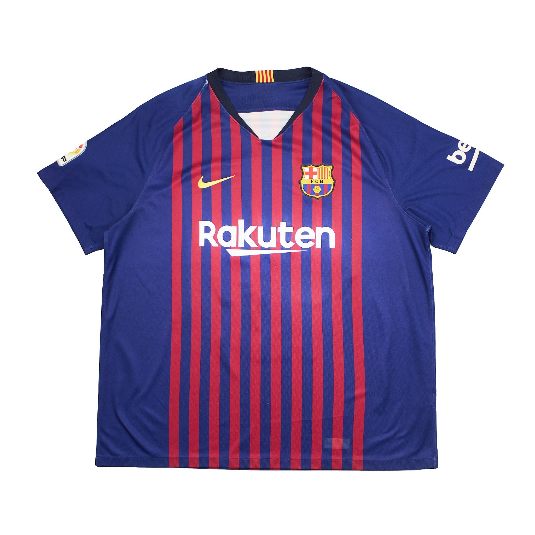Buy 2018/19 Barcelona Messi 10 Home Shirt (XXL) Nike ~ Free worldwide shipping ~ Authentic Vintage Football Shirts from Cult Kits