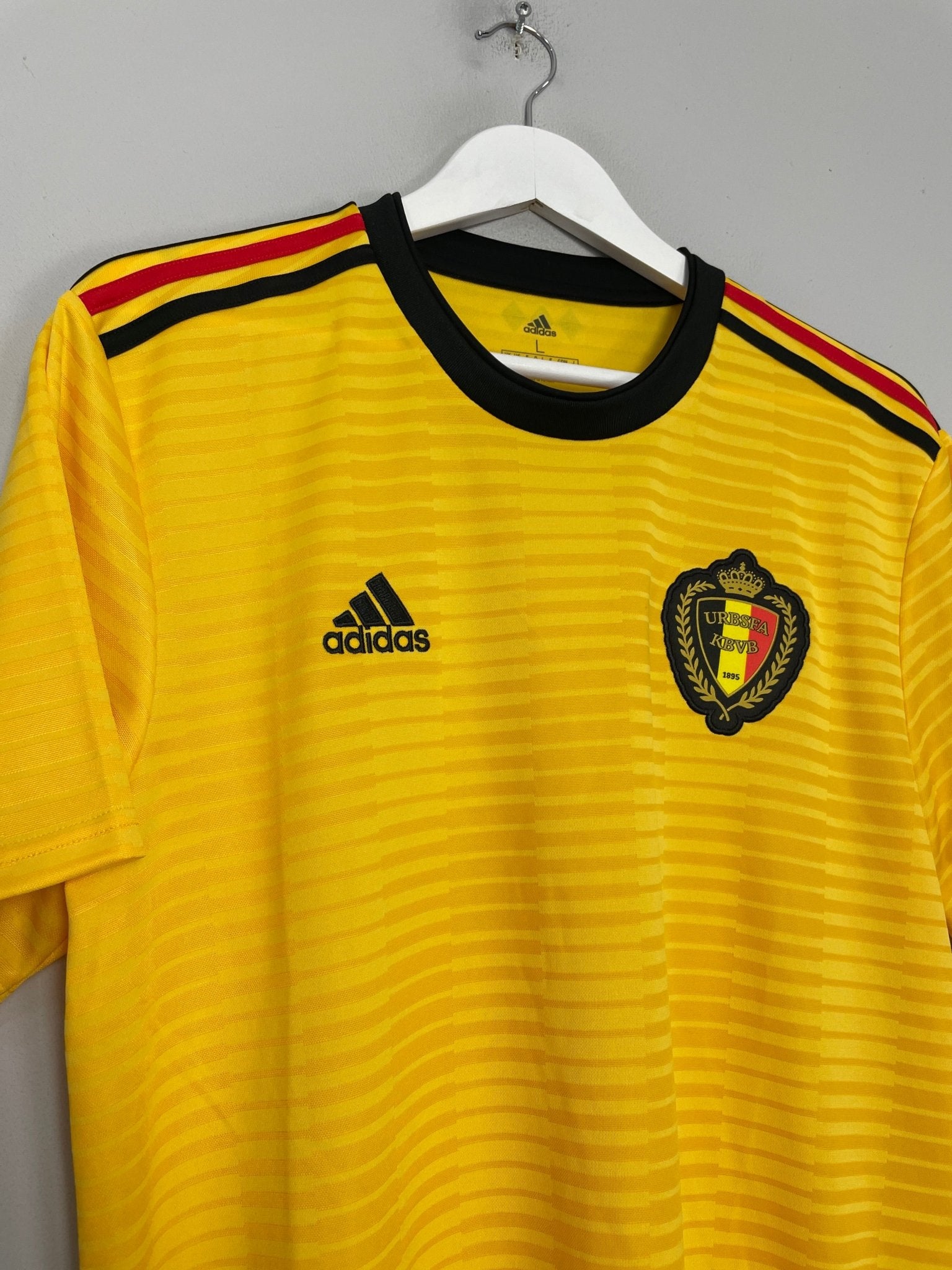 Shop 2018/19 BELGIUM AWAY SHIRT (L) ADIDAS, classic football shirts, vintage football shirts & retro soccer jerseys at Cult Kits