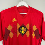 Shop 2018/19 BELGIUM HOME SHIRT (L) ADIDAS, classic football shirts, vintage football shirts & retro soccer jerseys at Cult Kits