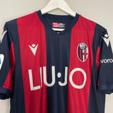 Shop 2018/19 BOLOGNA ORSOLINI #7 HOME SHIRT (XL) MACRON, classic football shirts, vintage football shirts & retro soccer jerseys at Cult Kits