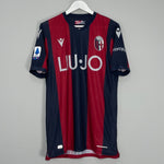 Shop 2018/19 BOLOGNA ORSOLINI #7 HOME SHIRT (XL) MACRON, classic football shirts, vintage football shirts & retro soccer jerseys at Cult Kits