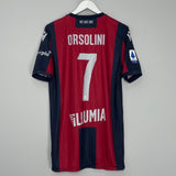 Shop 2018/19 BOLOGNA ORSOLINI #7 HOME SHIRT (XL) MACRON, classic football shirts, vintage football shirts & retro soccer jerseys at Cult Kits