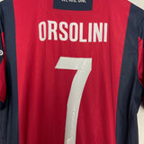 Shop 2018/19 BOLOGNA ORSOLINI #7 HOME SHIRT (XL) MACRON, classic football shirts, vintage football shirts & retro soccer jerseys at Cult Kits