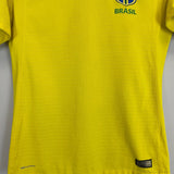 Shop 2018/19 BRAZIL AUTHENTIC HOME SHIRT (S) NIKE, classic football shirts, vintage football shirts & retro soccer jerseys at Cult Kits