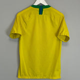 Shop 2018/19 BRAZIL AUTHENTIC HOME SHIRT (S) NIKE, classic football shirts, vintage football shirts & retro soccer jerseys at Cult Kits