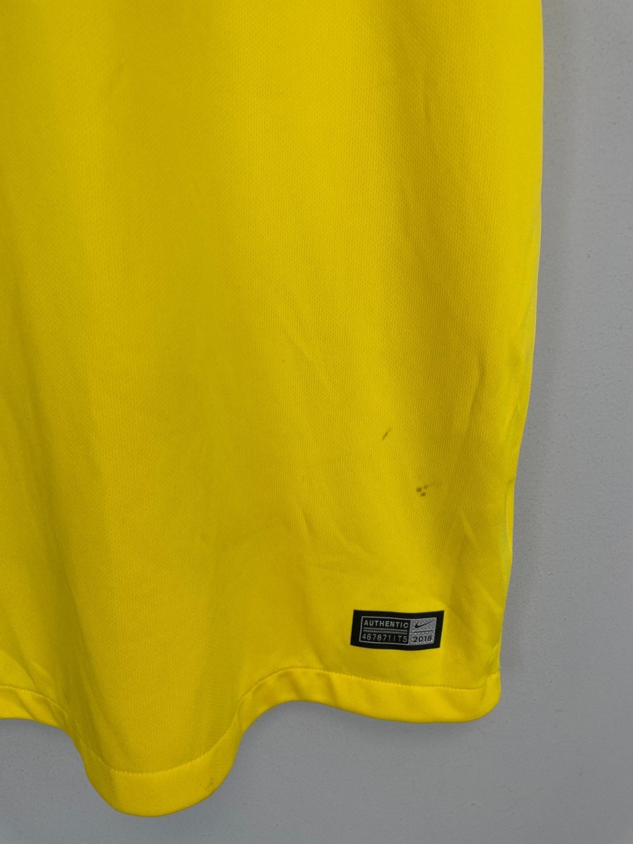 2018/19 BRAZIL COUTINHO 10 HOME SHIRT (XL) NIKE - Cult Kits - XL - Buy Vintage Football Shirts, Authentic Retro Football Shirts For Sale, Classic Football Shirts & Soccer Jersey