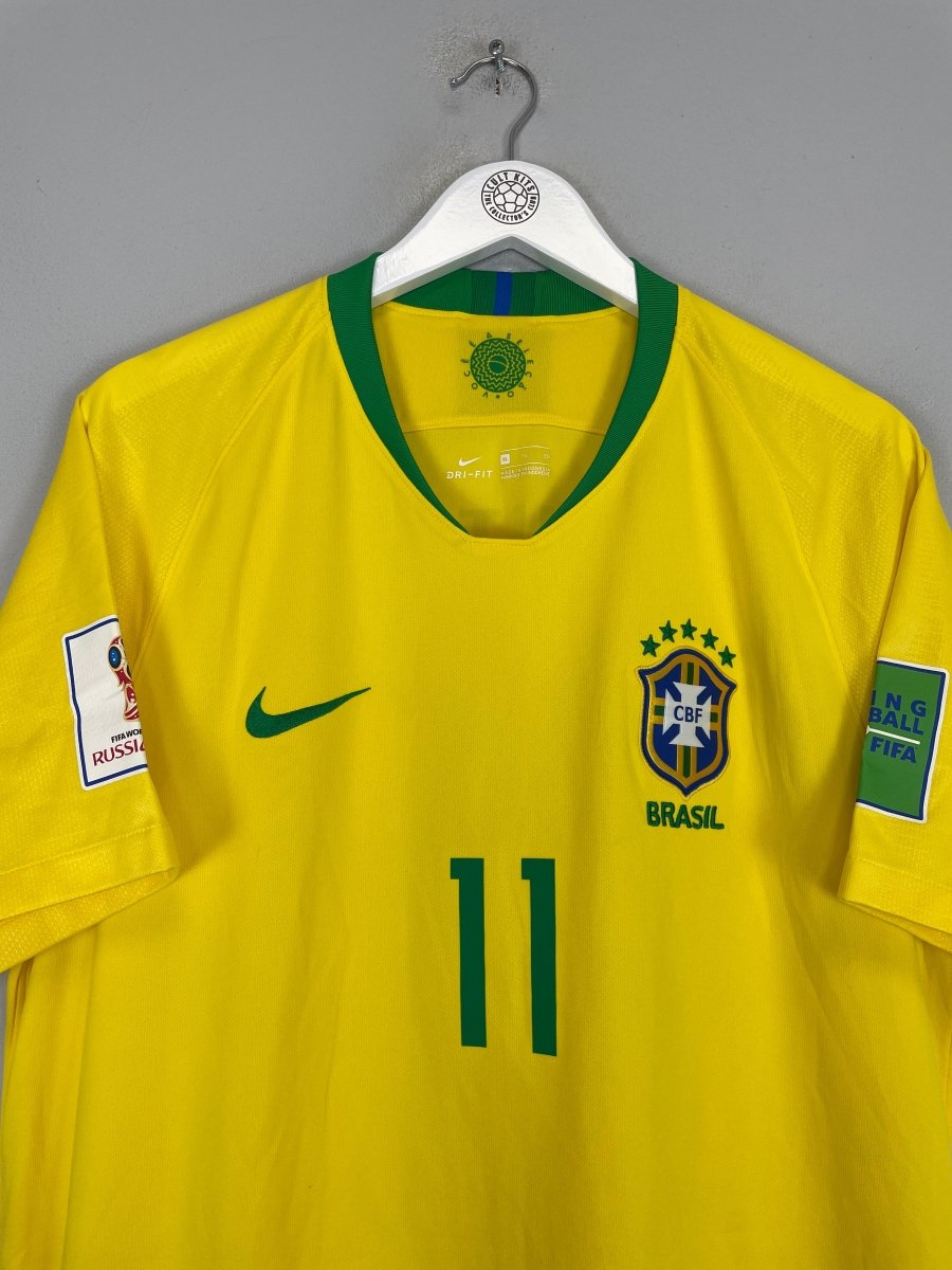 2018/19 BRAZIL COUTINHO 10 HOME SHIRT (XL) NIKE - Cult Kits - XL - Buy Vintage Football Shirts, Authentic Retro Football Shirts For Sale, Classic Football Shirts & Soccer Jersey