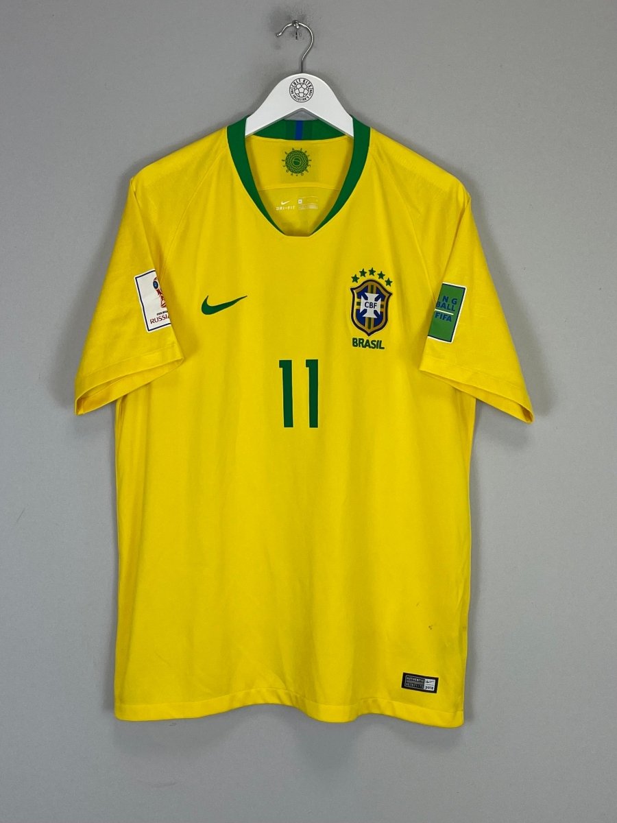 2018/19 BRAZIL COUTINHO 10 HOME SHIRT (XL) NIKE - Cult Kits - XL - Buy Vintage Football Shirts, Authentic Retro Football Shirts For Sale, Classic Football Shirts & Soccer Jersey