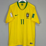 2018/19 BRAZIL COUTINHO 10 HOME SHIRT (XL) NIKE - Cult Kits - XL - Buy Vintage Football Shirts, Authentic Retro Football Shirts For Sale, Classic Football Shirts & Soccer Jersey