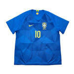 Buy 2018/19 Brazil Neymar Jr 10 Away Shirt (XXL) Nike ~ Free worldwide shipping ~ Authentic Vintage Football Shirts from Cult Kits