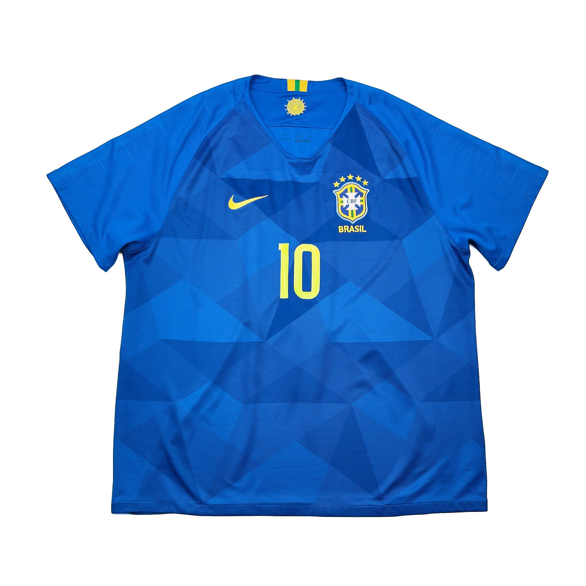 Buy 2018/19 Brazil Neymar Jr 10 Away Shirt (XXL) Nike ~ Free worldwide shipping ~ Authentic Vintage Football Shirts from Cult Kits