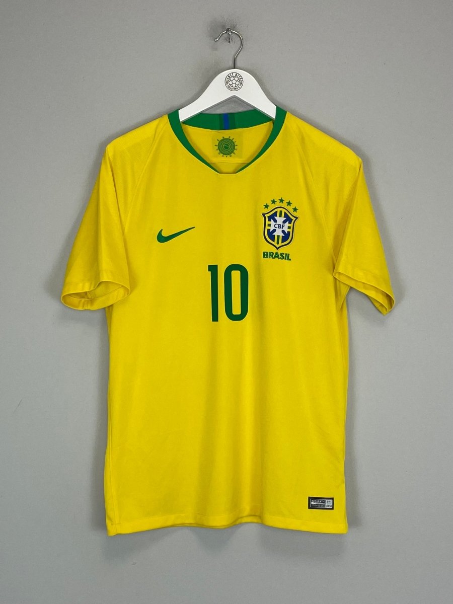 2018/19 BRAZIL NEYMAR JR 10 HOME SHIRT (M) NIKE - Cult Kits - Medium - Buy Vintage Football Shirts, Authentic Retro Football Shirts For Sale, Classic Football Shirts & Soccer Jersey