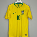 2018/19 BRAZIL NEYMAR JR 10 HOME SHIRT (M) NIKE - Cult Kits - Medium - Buy Vintage Football Shirts, Authentic Retro Football Shirts For Sale, Classic Football Shirts & Soccer Jersey