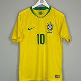 2018/19 BRAZIL NEYMAR JR 10 HOME SHIRT (M) NIKE - Cult Kits - Medium - Buy Vintage Football Shirts, Authentic Retro Football Shirts For Sale, Classic Football Shirts & Soccer Jersey