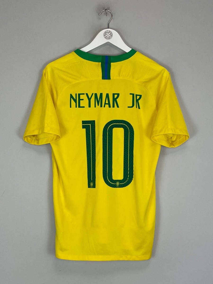 2018/19 BRAZIL NEYMAR JR 10 HOME SHIRT (M) NIKE - Cult Kits - Medium - Buy Vintage Football Shirts, Authentic Retro Football Shirts For Sale, Classic Football Shirts & Soccer Jersey