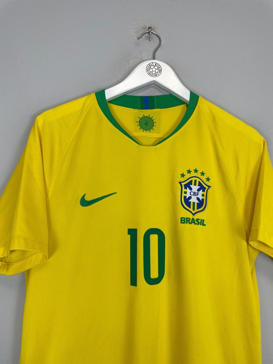 2018/19 BRAZIL NEYMAR JR 10 HOME SHIRT (M) NIKE - Cult Kits - Medium - Buy Vintage Football Shirts, Authentic Retro Football Shirts For Sale, Classic Football Shirts & Soccer Jersey