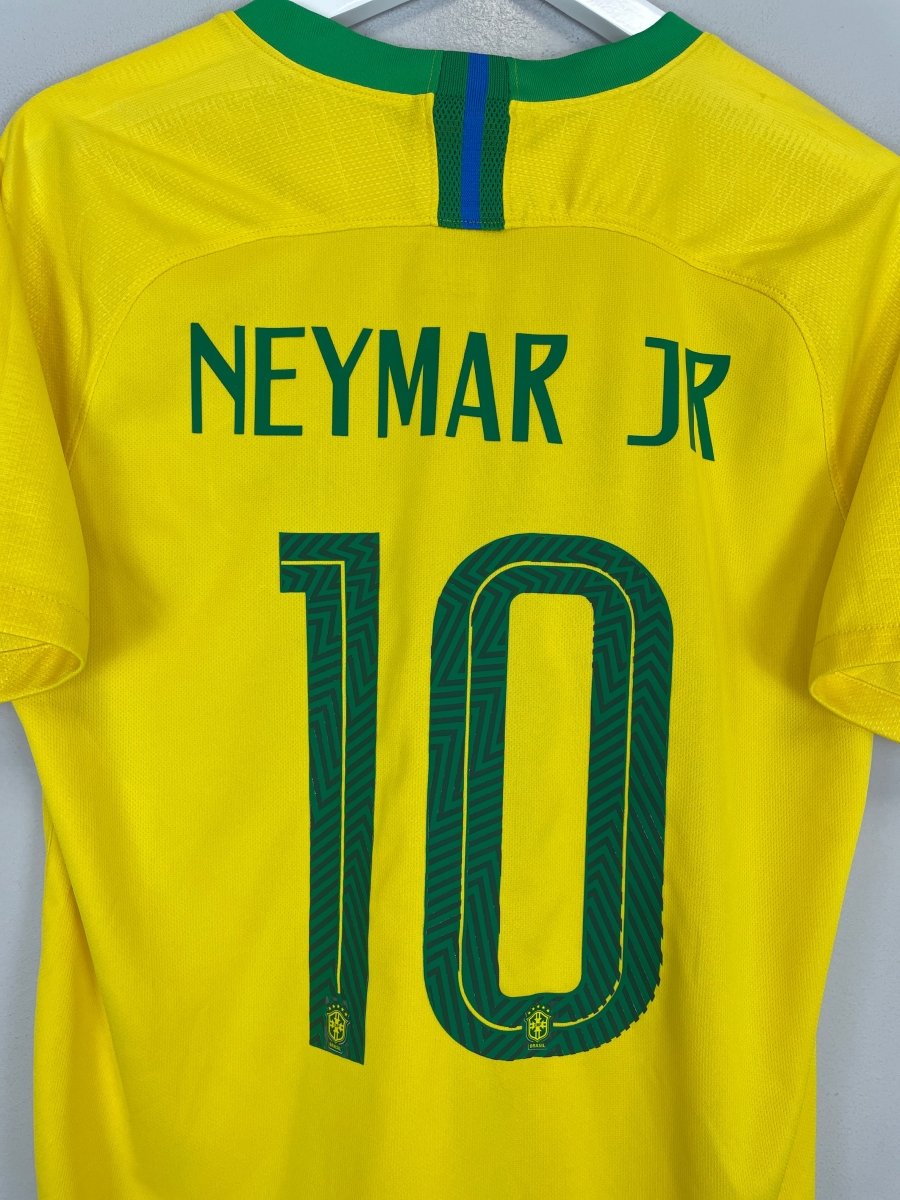 2018/19 BRAZIL NEYMAR JR 10 HOME SHIRT (M) NIKE - Cult Kits - Medium - Buy Vintage Football Shirts, Authentic Retro Football Shirts For Sale, Classic Football Shirts & Soccer Jersey