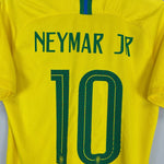 2018/19 BRAZIL NEYMAR JR 10 HOME SHIRT (M) NIKE - Cult Kits - Medium - Buy Vintage Football Shirts, Authentic Retro Football Shirts For Sale, Classic Football Shirts & Soccer Jersey