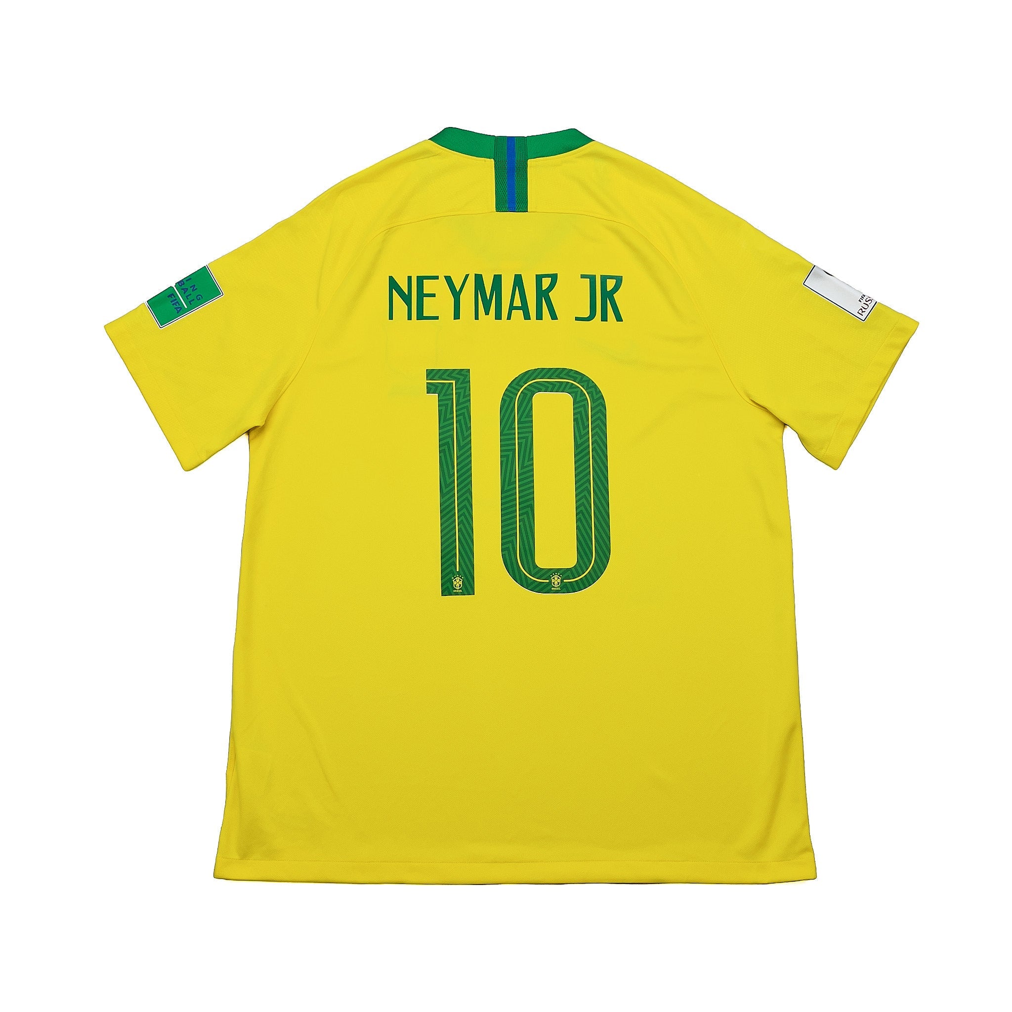 Buy 2018/19 Brazil Neymar Jr 10 Home Shirt (XL) Nike ~ Free worldwide shipping available ~ Authentic Vintage Football Shirts from Cult Kits