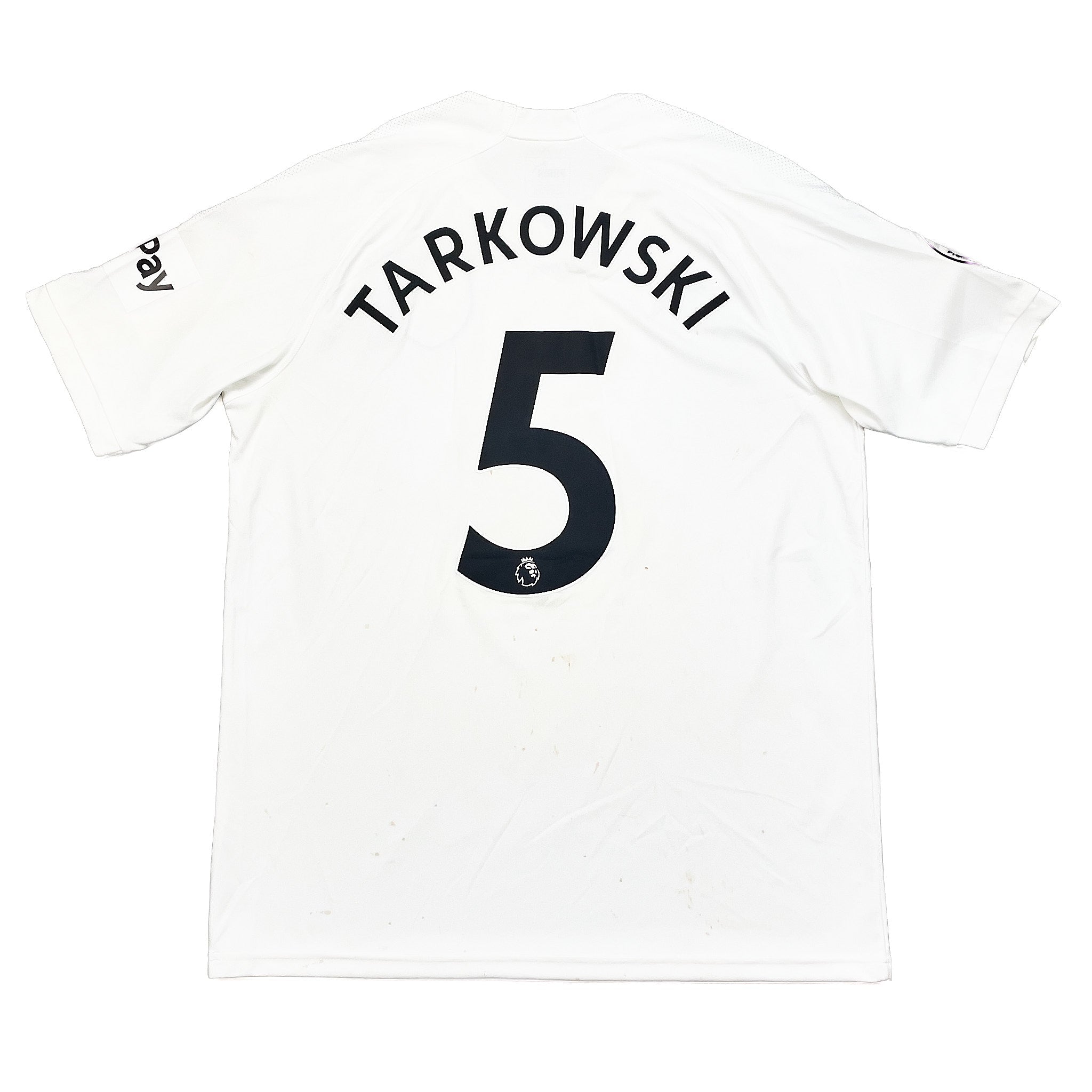 2018-19-burnley-tarkowski-5-match-worn-away-shirt-l-puma