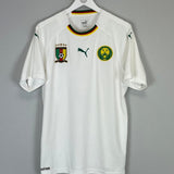 Shop 2018/19 CAMEROON AWAY SHIRT (L) PUMA, classic football shirts, vintage football shirts & retro soccer jerseys at Cult Kits