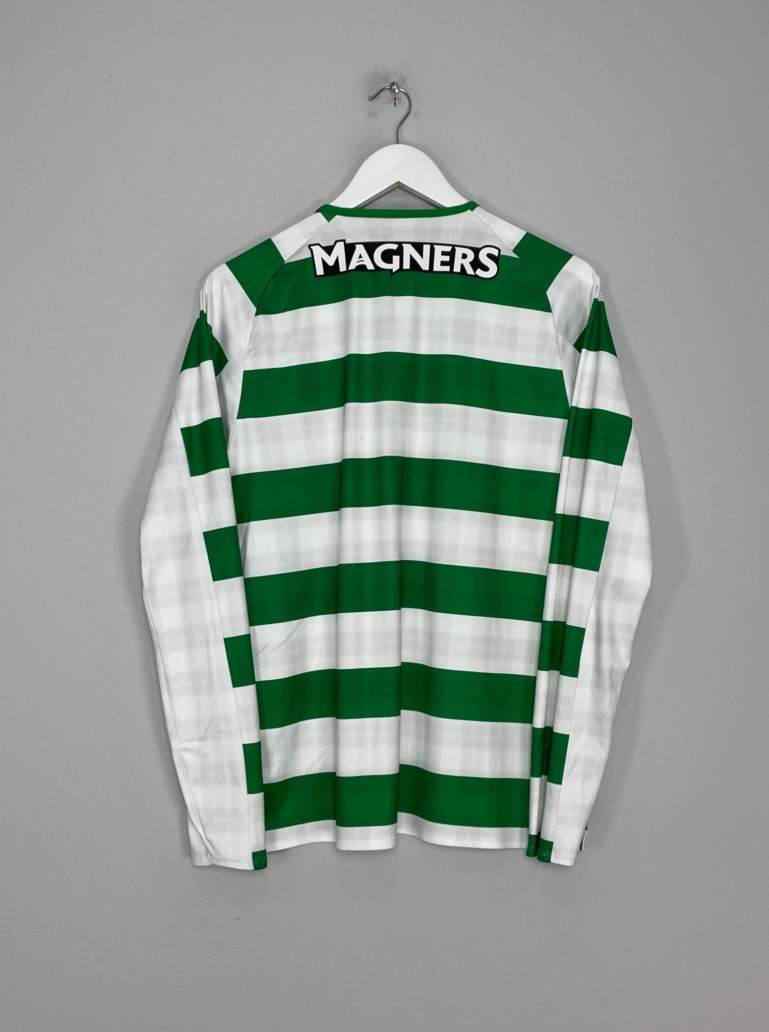 Shop 2018/19 CELTIC L/S HOME SHIRT (M) NEW BALANCE, classic football shirts, vintage football shirts & retro soccer jerseys at Cult Kits