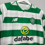 Shop 2018/19 CELTIC L/S HOME SHIRT (M) NEW BALANCE, classic football shirts, vintage football shirts & retro soccer jerseys at Cult Kits