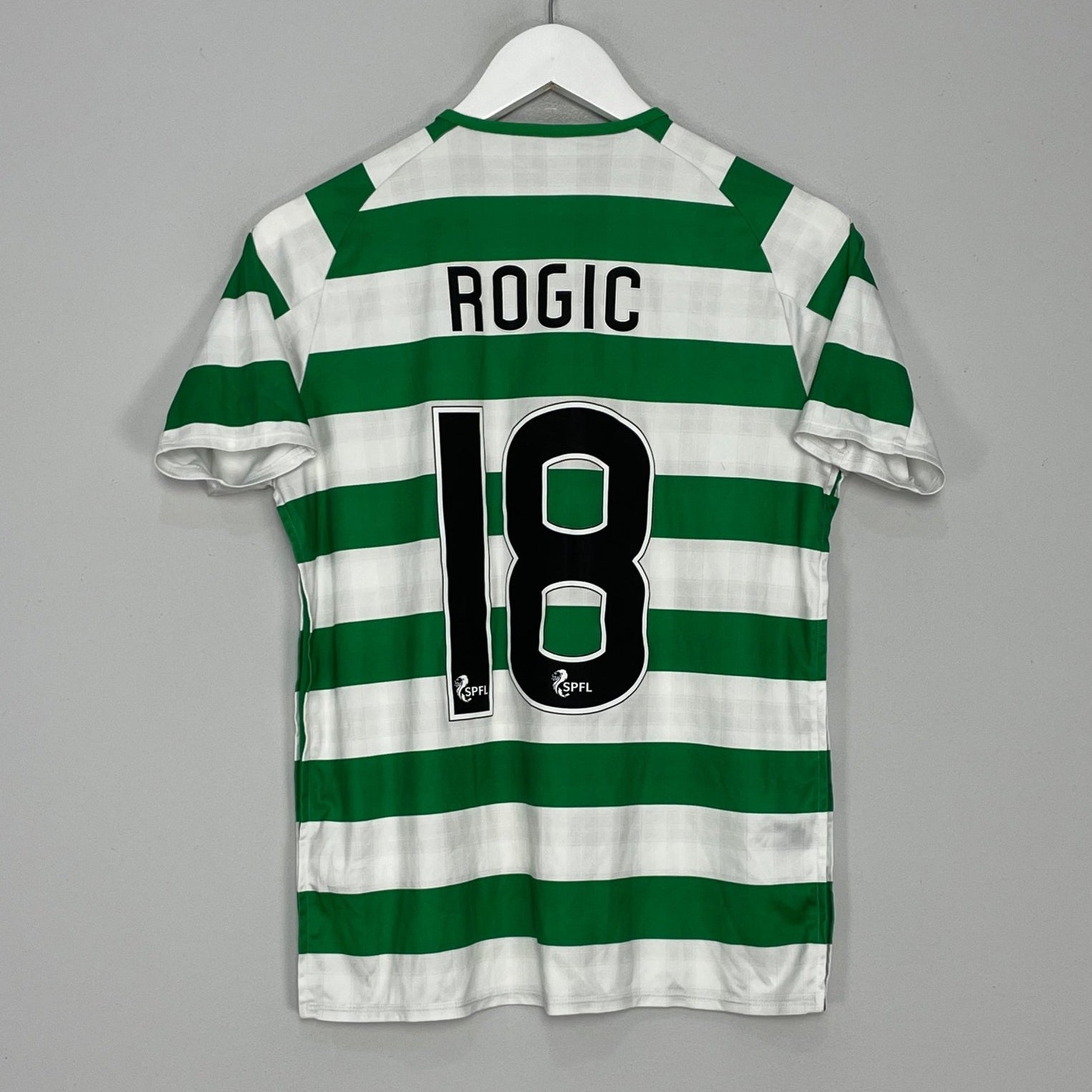 Shop 2018/19 CELTIC ROGIC #18 HOME SHIRT (XL.KIDS) NEW BALANCE, classic football shirts, vintage football shirts & retro soccer jerseys at Cult Kits