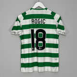 Shop 2018/19 CELTIC ROGIC #18 HOME SHIRT (XL.KIDS) NEW BALANCE, classic football shirts, vintage football shirts & retro soccer jerseys at Cult Kits