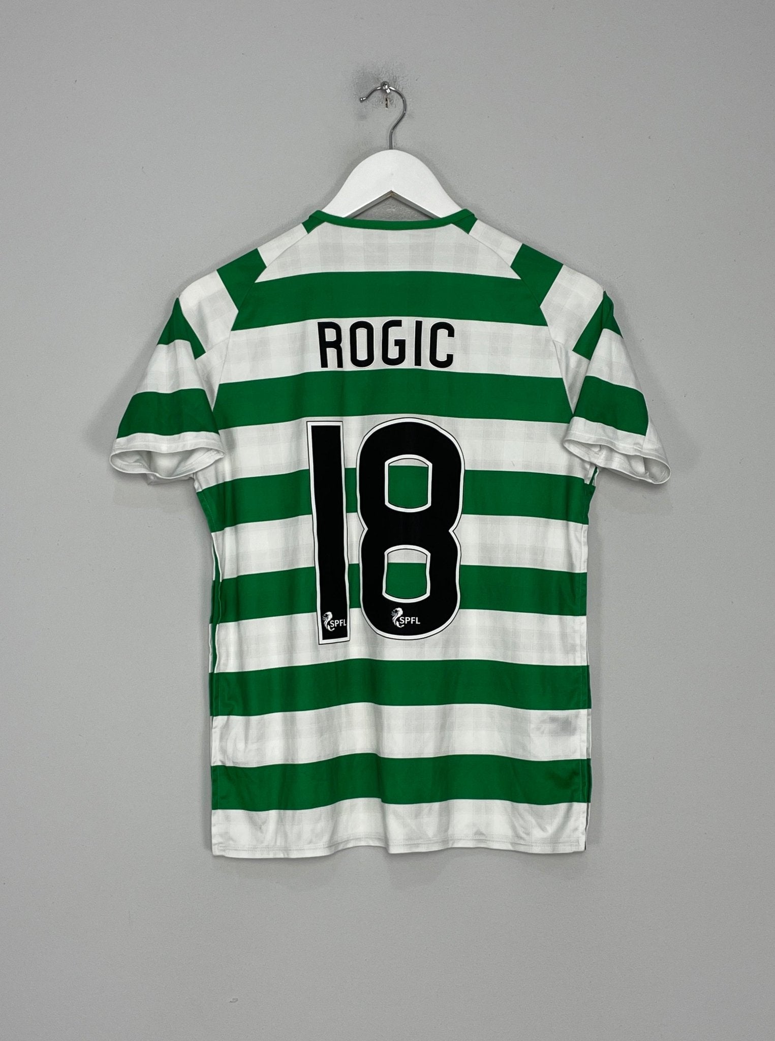 Shop 2018/19 CELTIC ROGIC #18 HOME SHIRT (XL.KIDS) NEW BALANCE, classic football shirts, vintage football shirts & retro soccer jerseys at Cult Kits