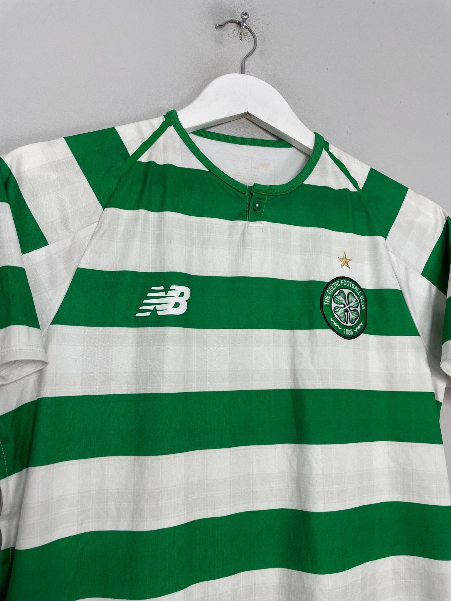 Shop 2018/19 CELTIC ROGIC #18 HOME SHIRT (XL.KIDS) NEW BALANCE, classic football shirts, vintage football shirts & retro soccer jerseys at Cult Kits