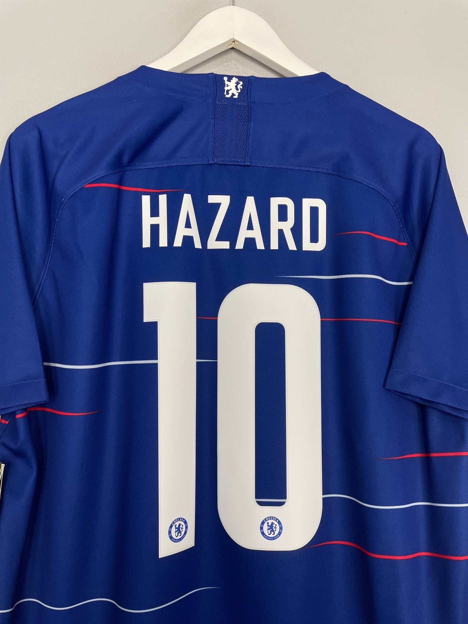 Shop 2018/19 CHELSEA HAZARD #10 *BNWT* HOME SHIRT (XL) NIKE, classic football shirts, vintage football shirts & retro soccer jerseys at Cult Kits