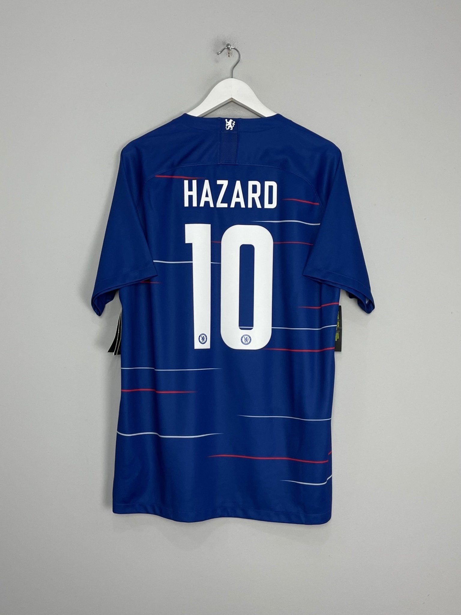 Shop 2018/19 CHELSEA HAZARD #10 *BNWT* HOME SHIRT (XL) NIKE, classic football shirts, vintage football shirts & retro soccer jerseys at Cult Kits