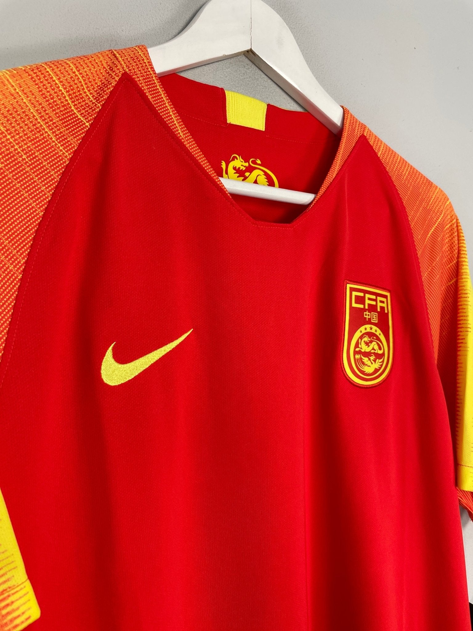 Shop 2018/19 CHINA *BNWT* HOME SHIRT (L) NIKE, classic football shirts, vintage football shirts & retro soccer jerseys at Cult Kits
