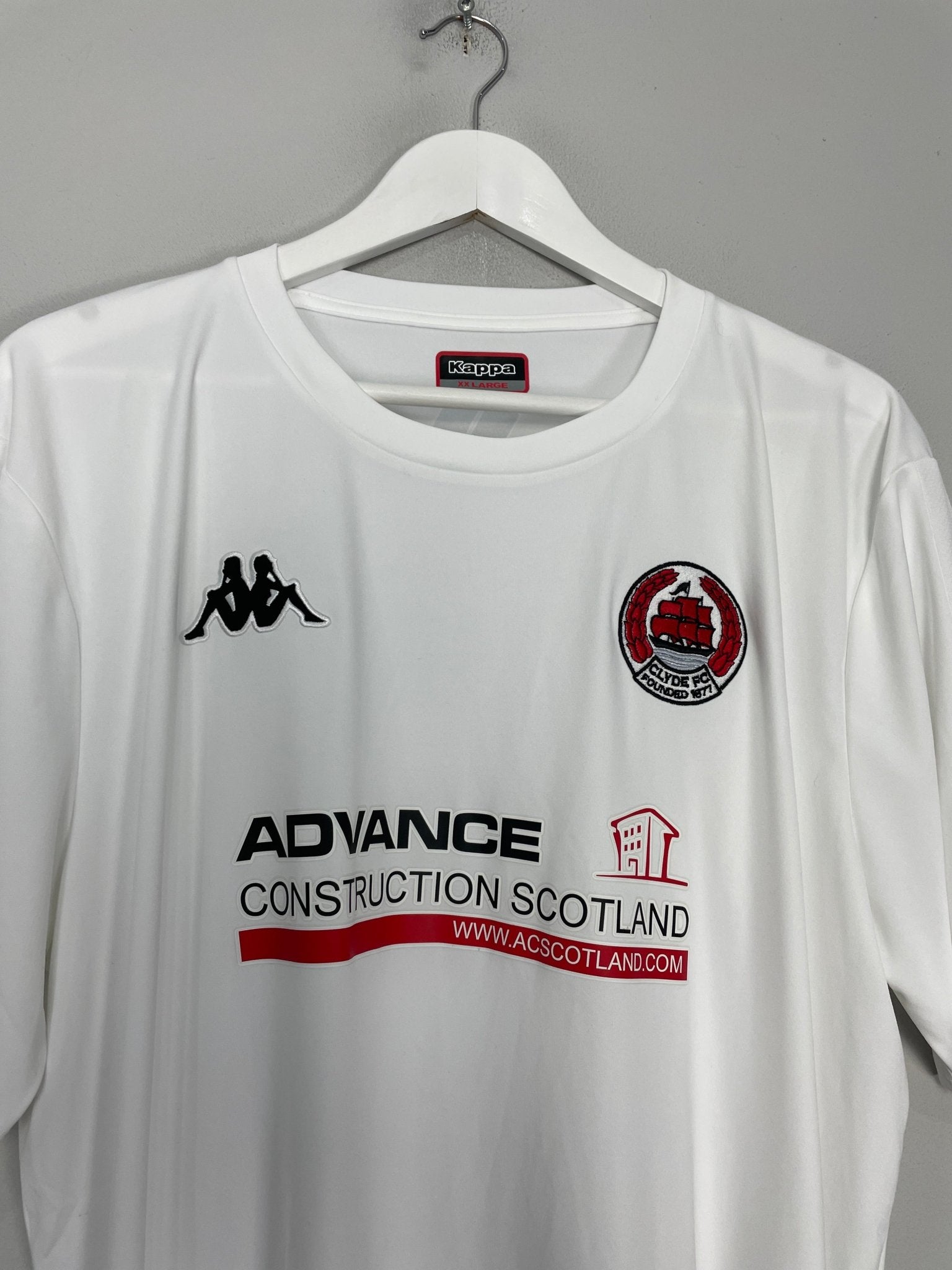 Shop 2018/19 CLYDE FC HOME SHIRT (XXL) KAPPA, classic football shirts, vintage football shirts & retro soccer jerseys at Cult Kits