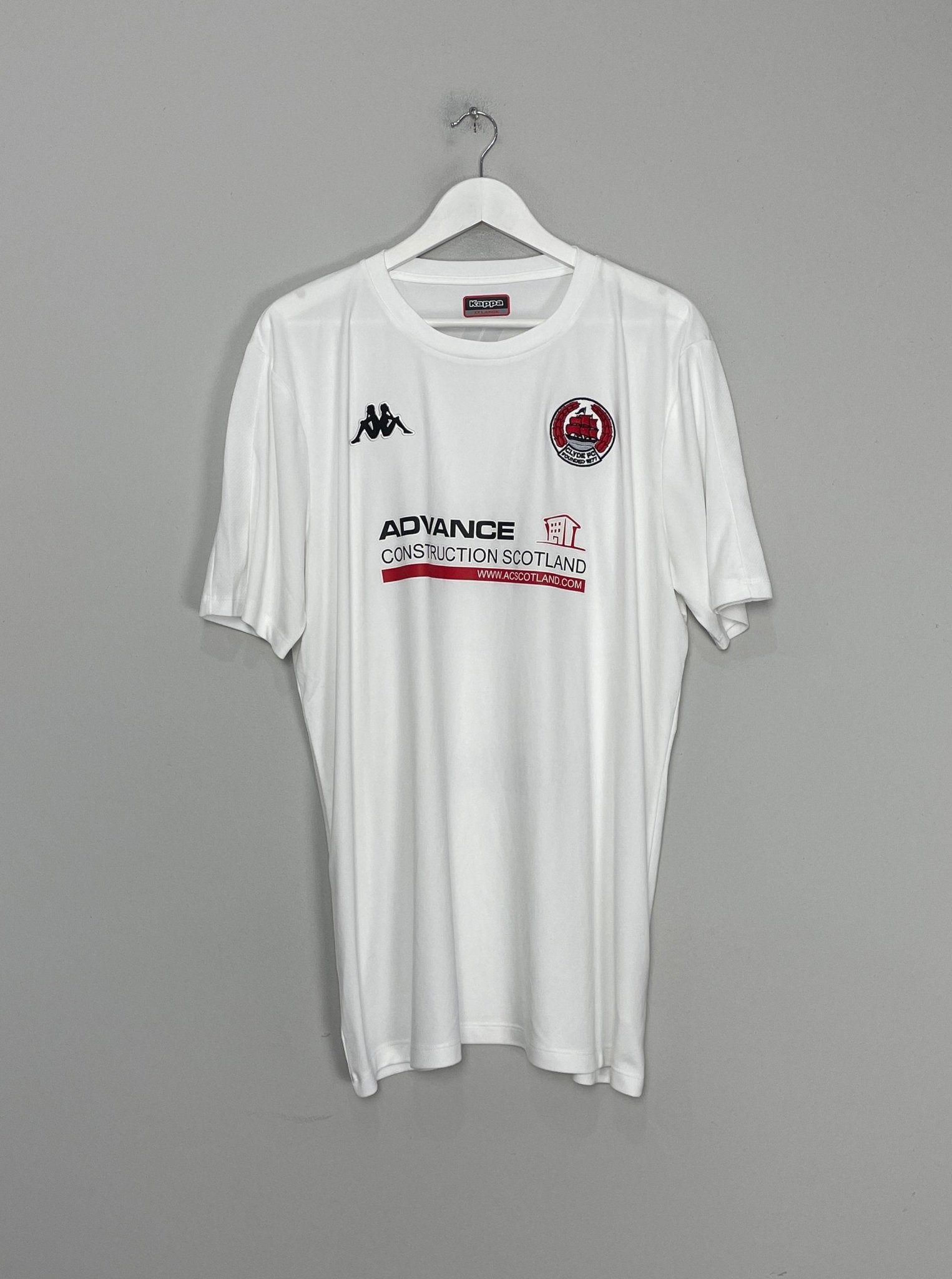 Shop 2018/19 CLYDE FC HOME SHIRT (XXL) KAPPA, classic football shirts, vintage football shirts & retro soccer jerseys at Cult Kits