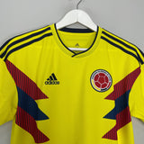 Shop 2018/19 COLOMBIA HOME SHIRT (M) ADIDAS, classic football shirts, vintage football shirts & retro soccer jerseys at Cult Kits